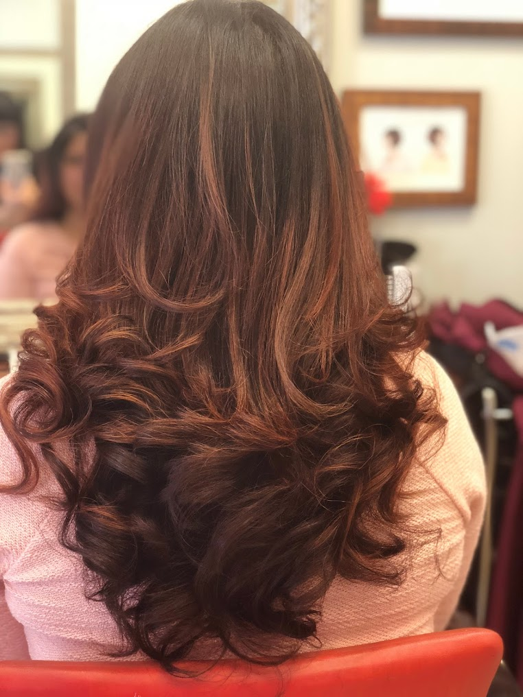 Warm Brown Balayage